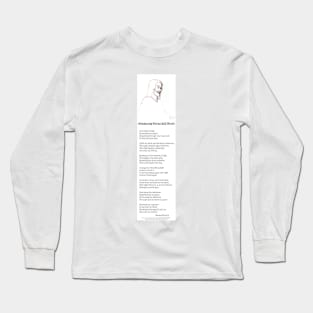 Awakening Divine Self Worth, sketch of Jesus Long Sleeve T-Shirt